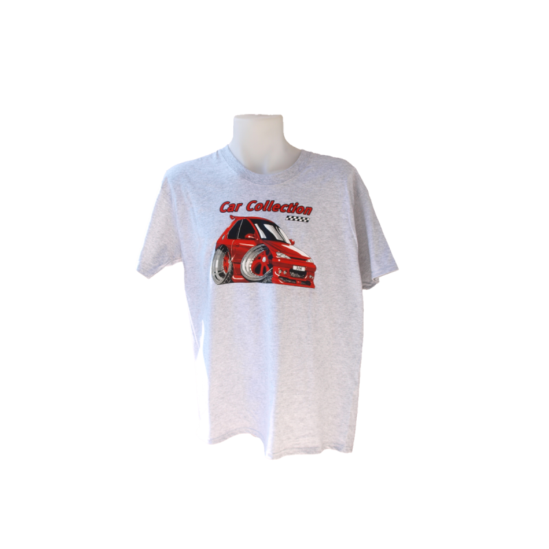 Camiseta Peugeot 306 Estilo Cómic - 100% Algodón