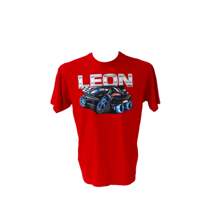 Camiseta Seat León estilo cómic: Un clásico moderno en tu armario