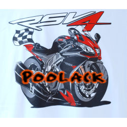 Camiseta Aprilia RSV4 estilo cómic – El poder de la velocidad en tus manos