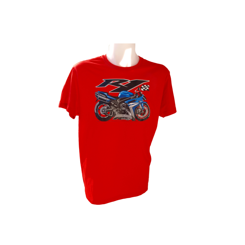 Camiseta Yamaha R1 - Pop Art sobre ruedas